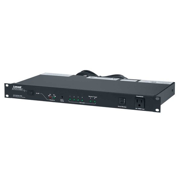 Lowell Rackmount SEQ Power Panel ACR-SEQ6-2009